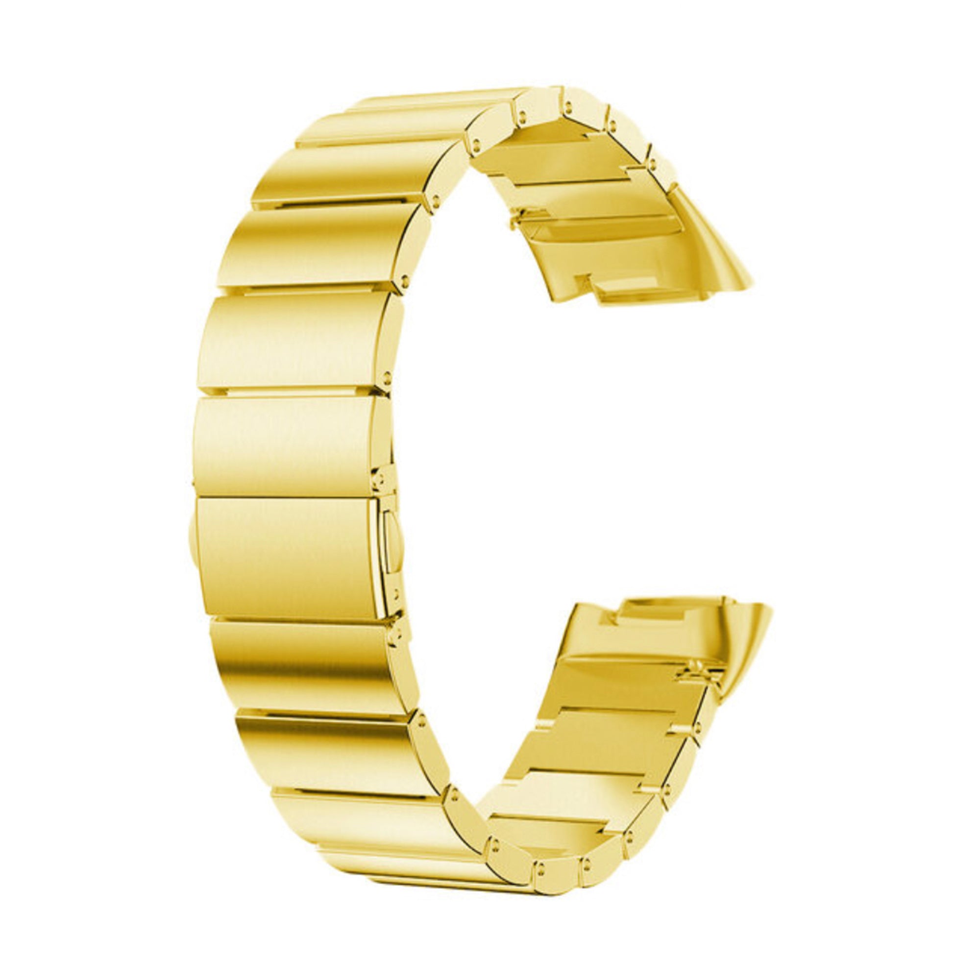 Fitbit Charge 5/6 Stahlgliederarmband – Gold