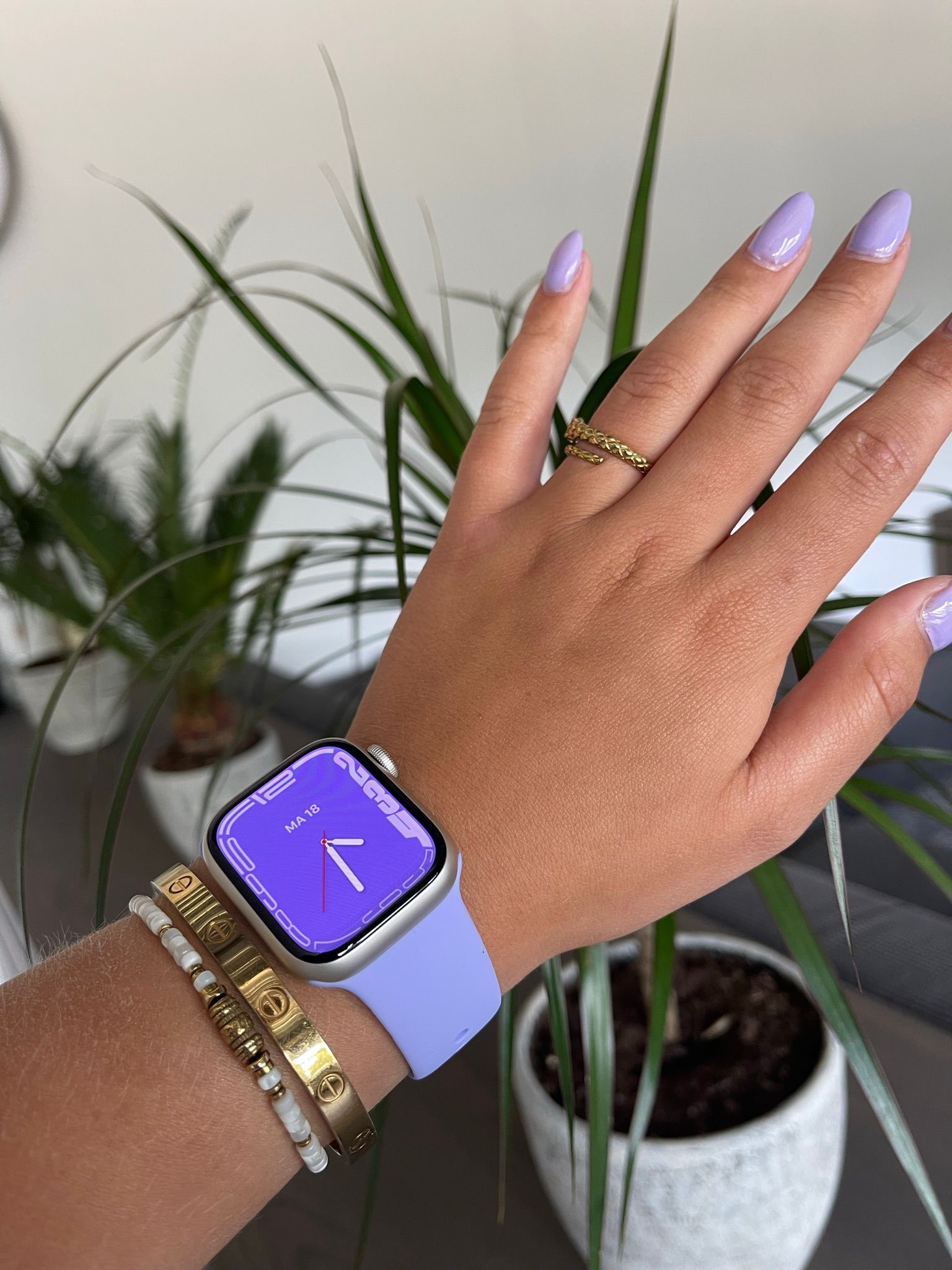 Apple Watch Sportarmband – Flieder