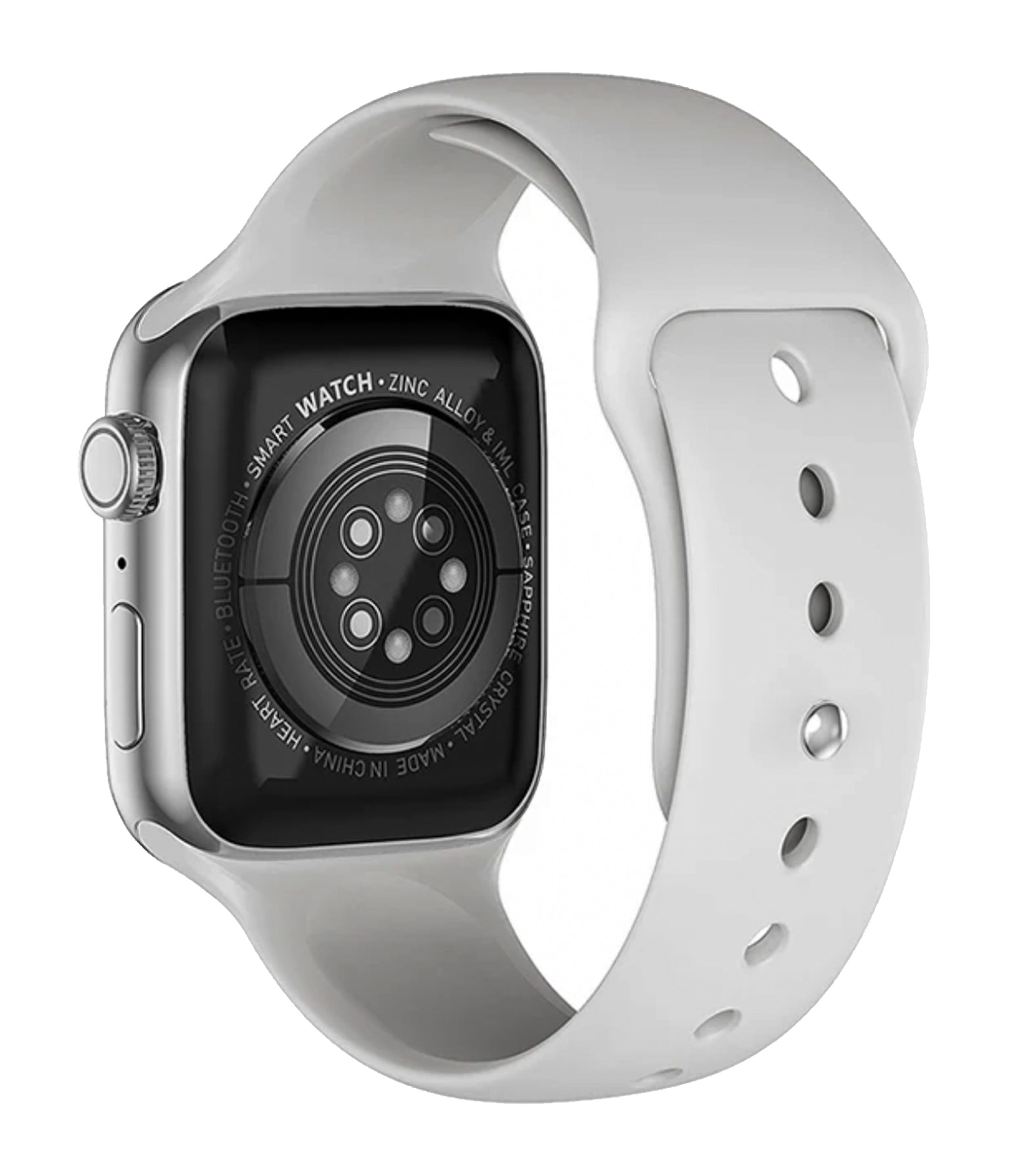 Apple Watch sport band - licht grijs