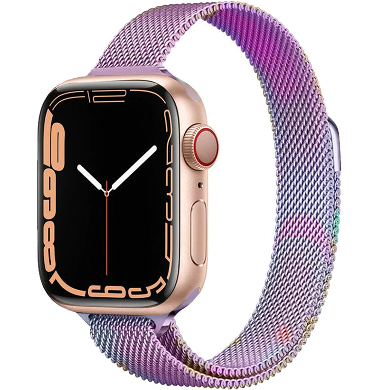 Apple Watch Milanese Slim Band – Regenbogen