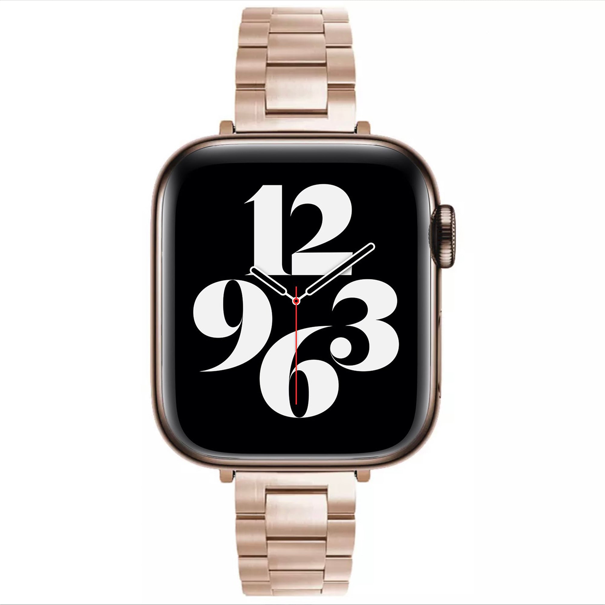 Apple Watch Stahlgliederarmband schlank – Rosé