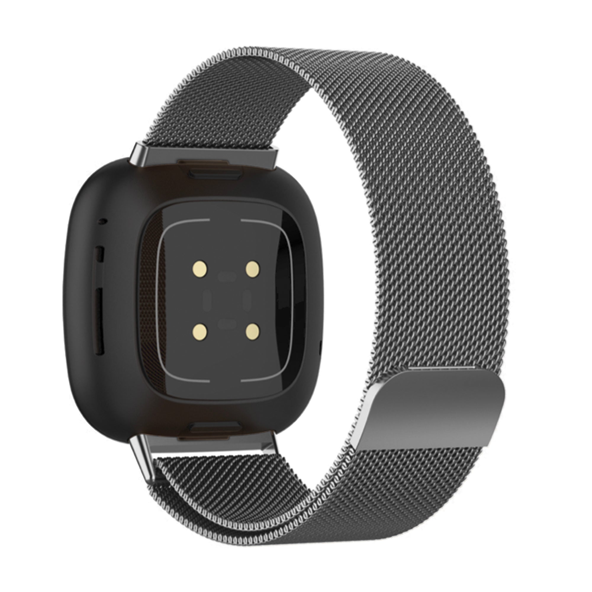 Fitbit Versa 3 / 4 / Sense Milanese-Band – Space Grau
