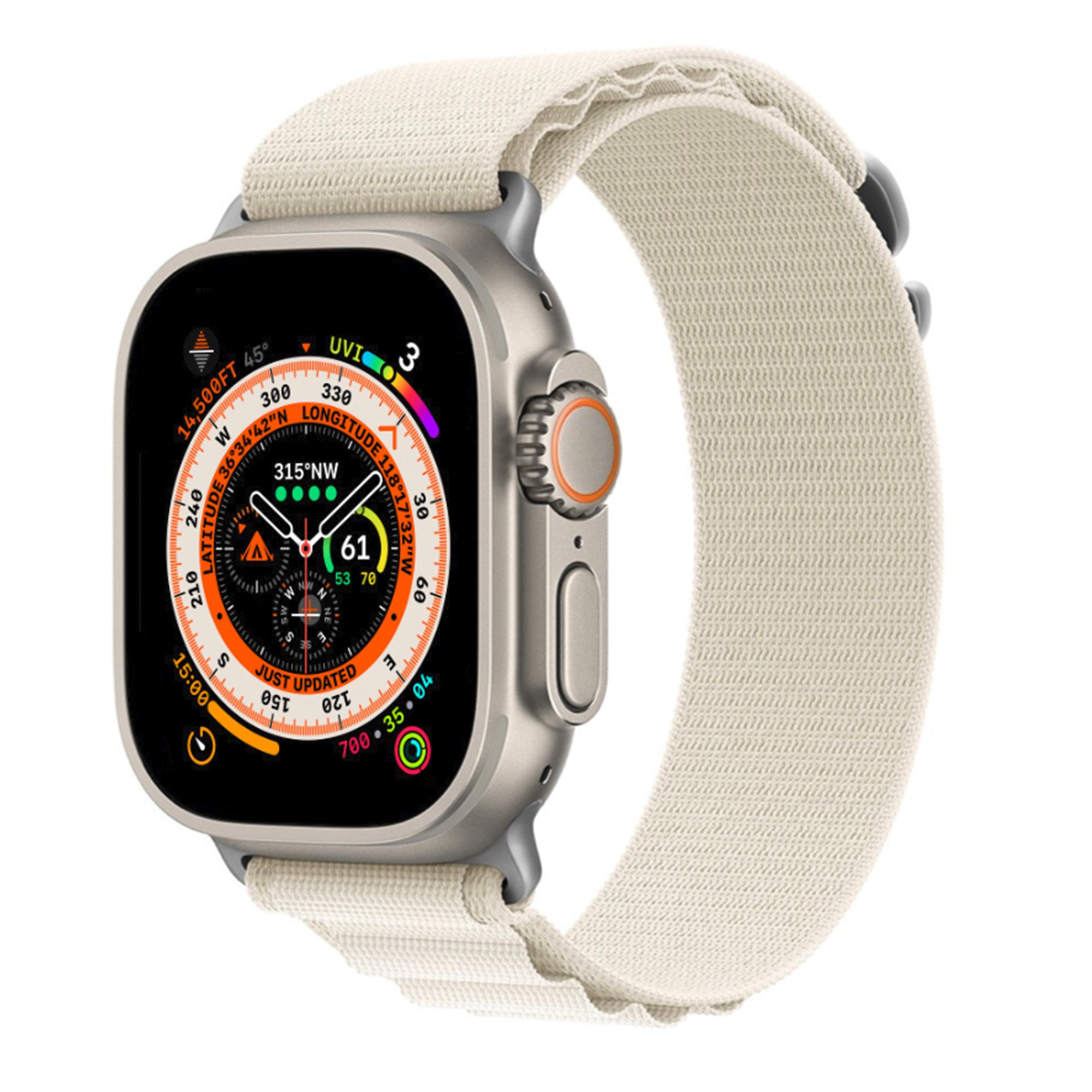 Apple Watch nylon alpine band - starlight