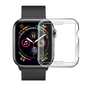 Apple Watch siliconen hoesje - blauw