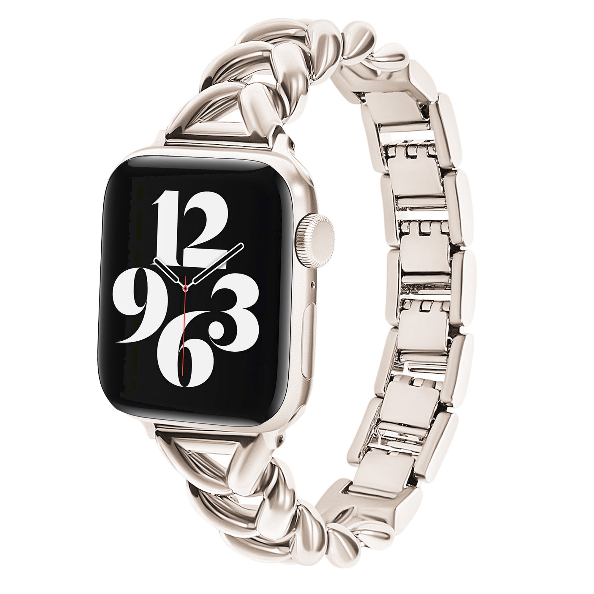 Apple Watch V bandje - starlight