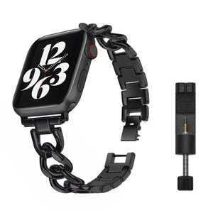 Apple Watch ketting schakel bandje - Starlight