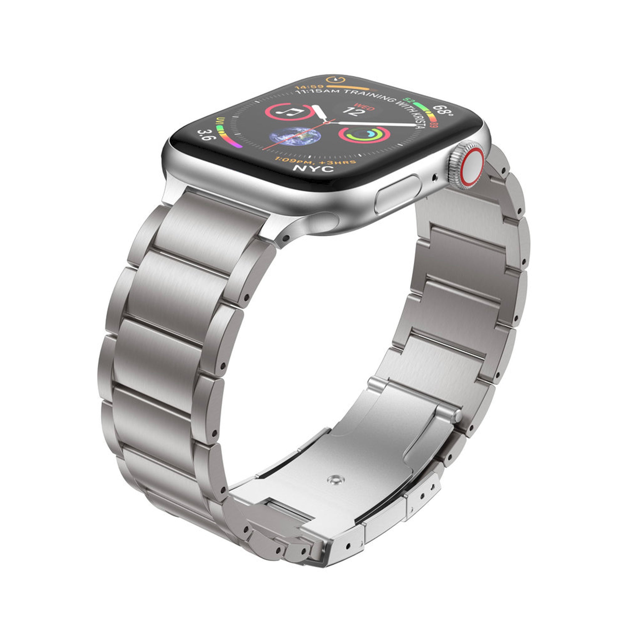 Apple Watch Ultra Titanium link strap - silver