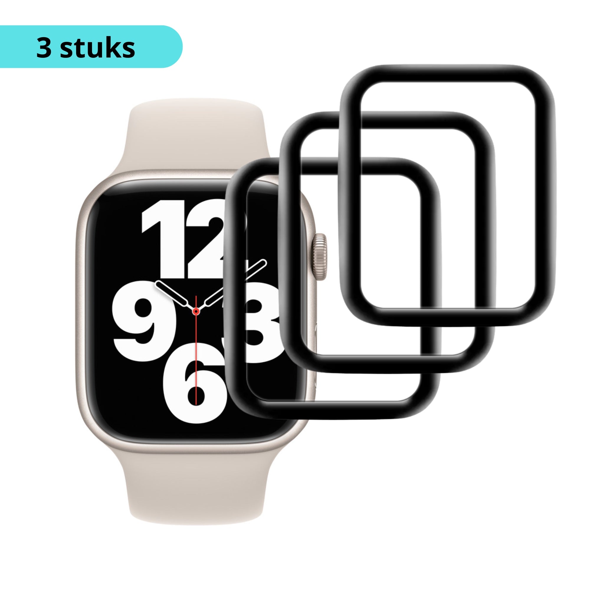 Apple Watch Displayschutzfolie – 3 Stück