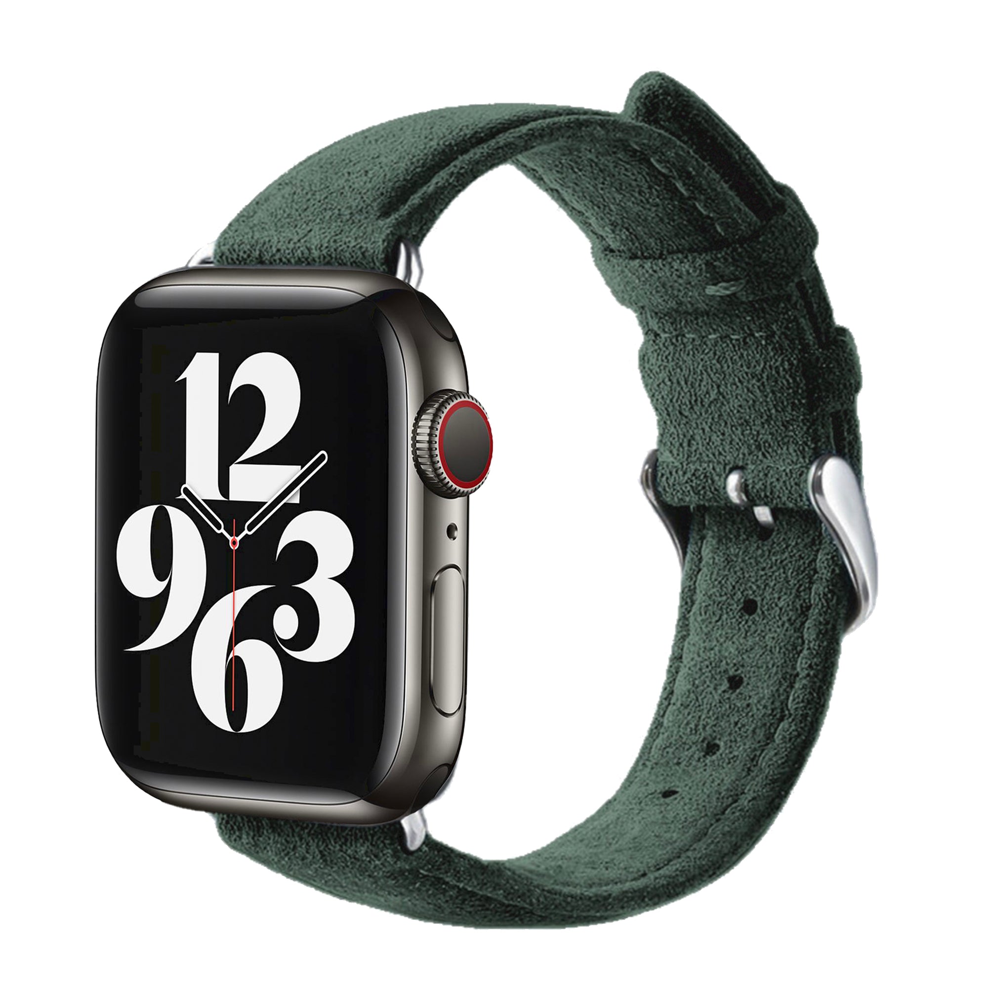 Apple Watch Alcantara-Armband – grün