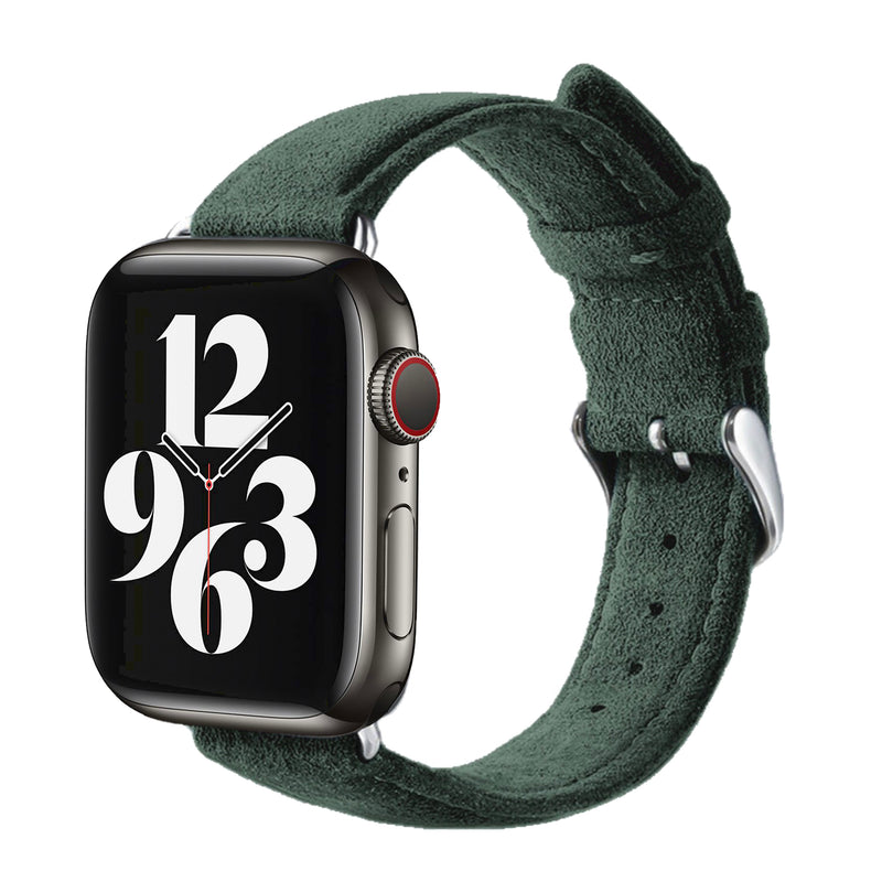 Apple Watch Alcantara band - groen