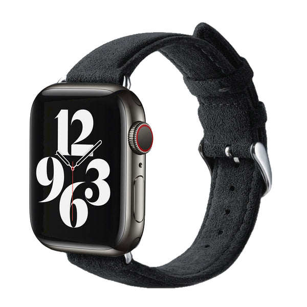 Apple Watch Alcantara band - zwart