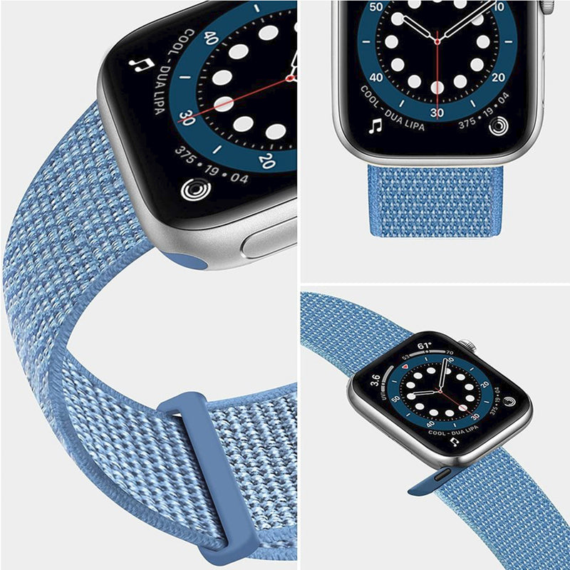 Apple Watch nylon band - blauw