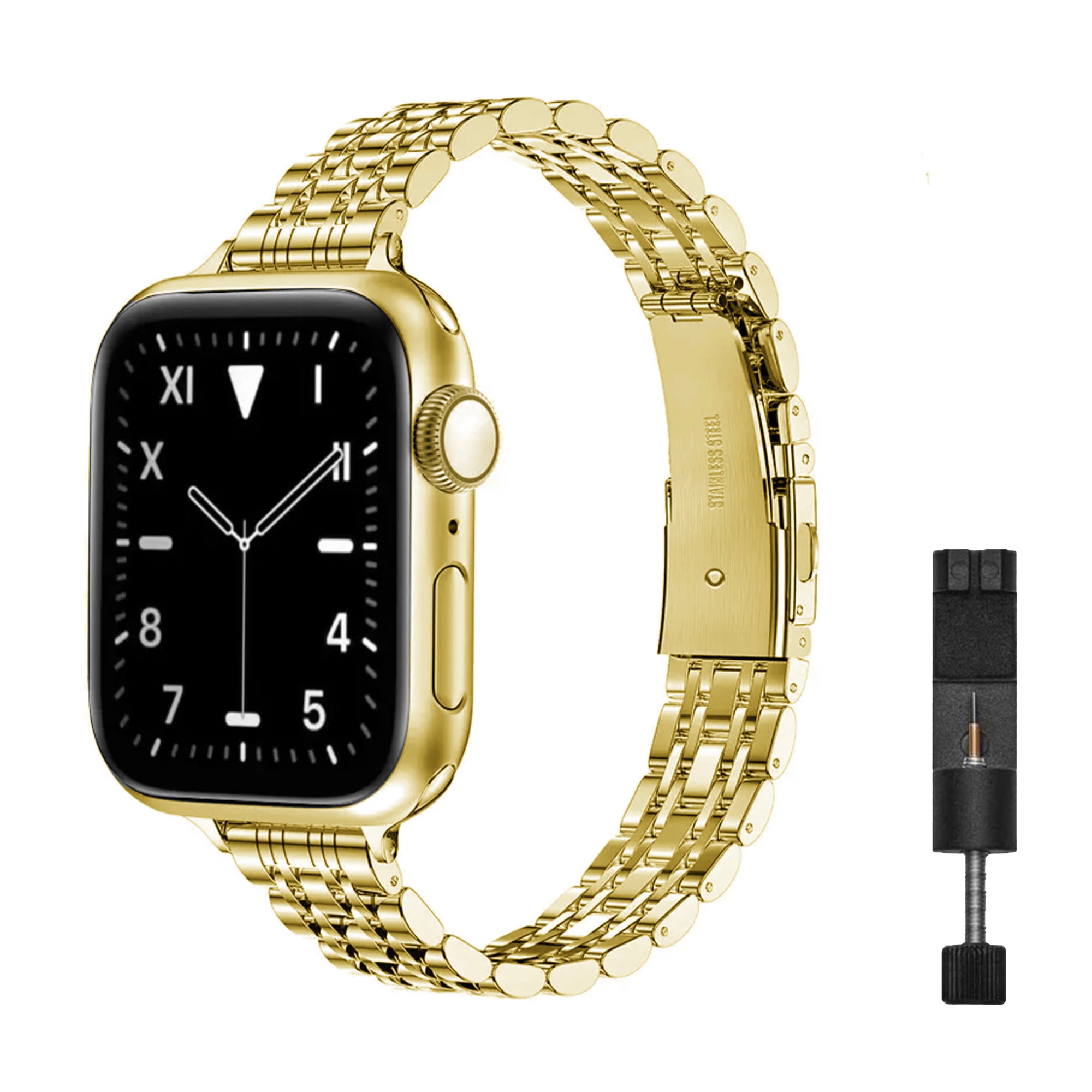 Apple Watch slim inspired bandje - goud