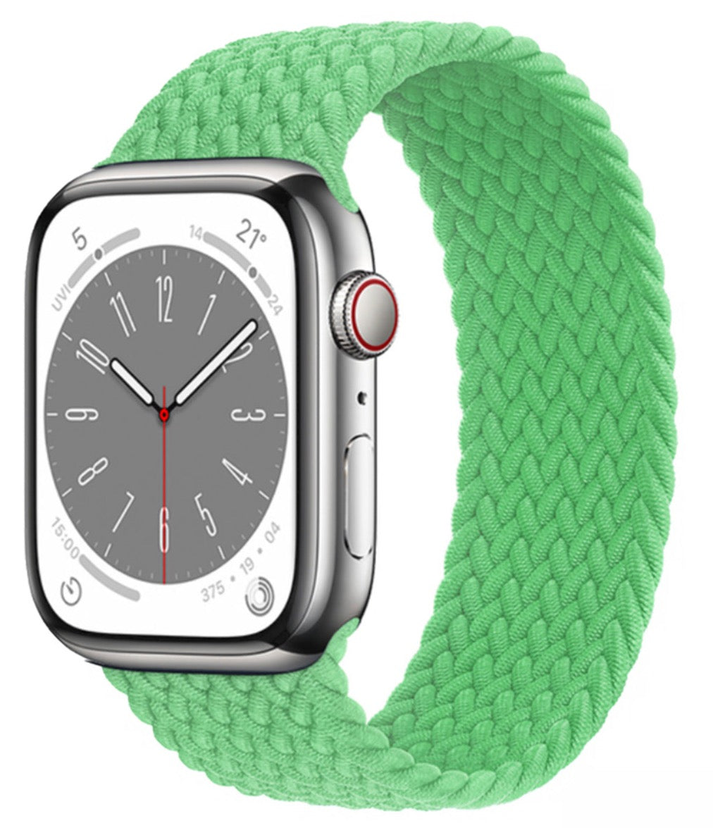 Apple Watch braided solo band - green