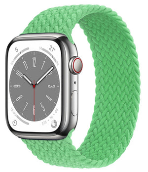 Apple Watch gevlochten solo loop - Luchtblauw
