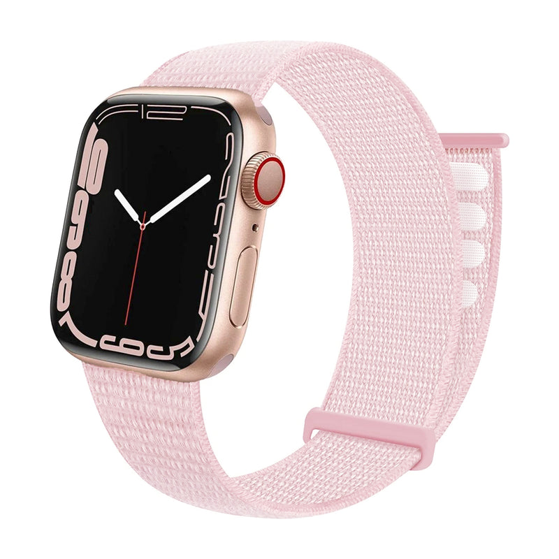 Apple Watch nylon band - licht roze