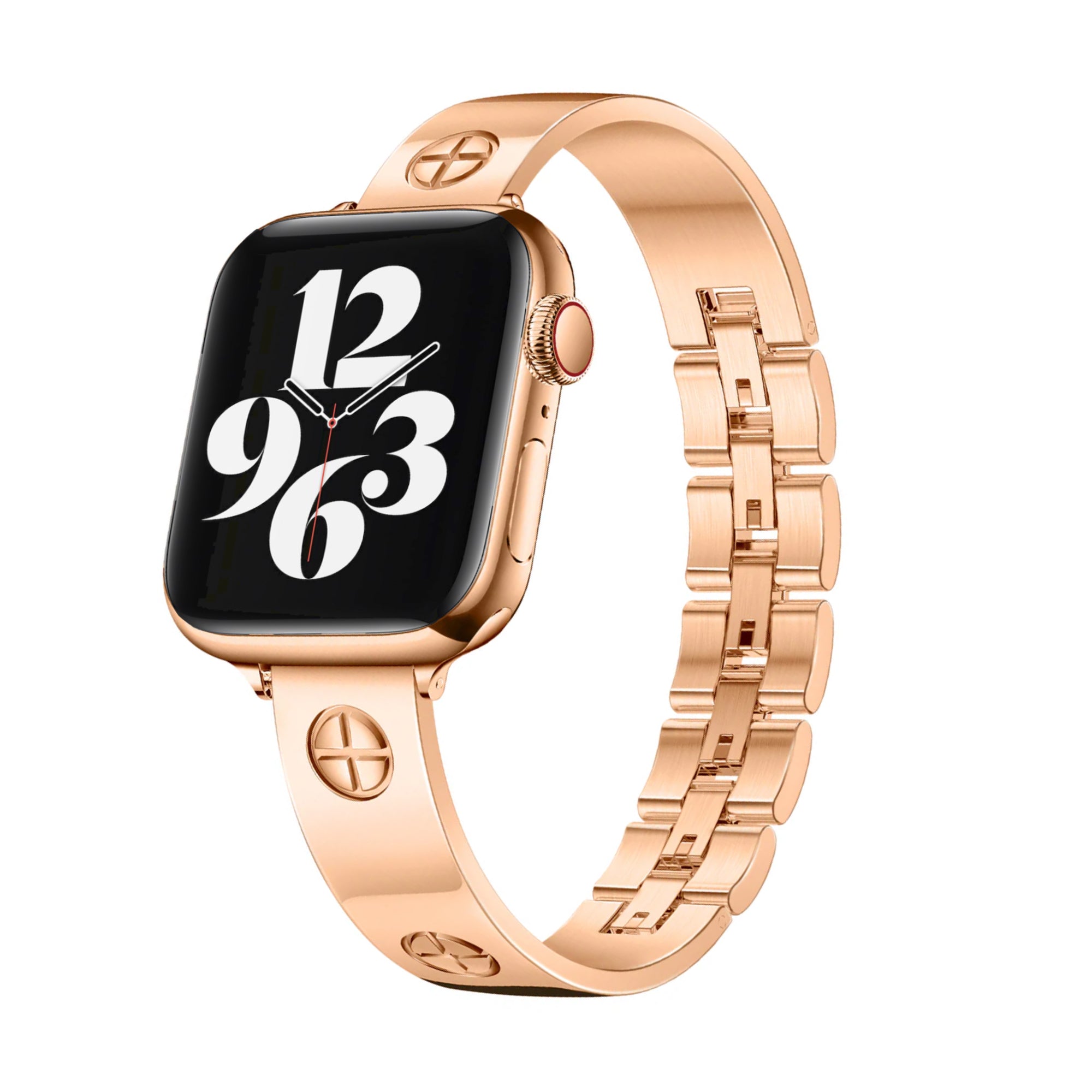 Von der Apple Watch inspiriertes Plus-Armband – Roségold