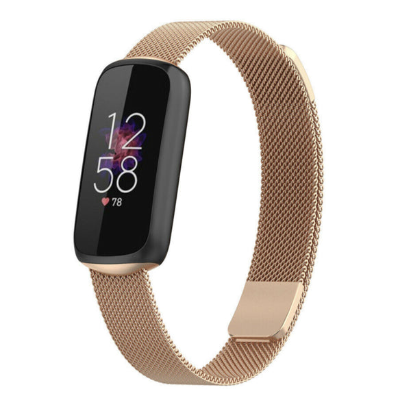 Fitbit Luxe milanese band - rosé goud
