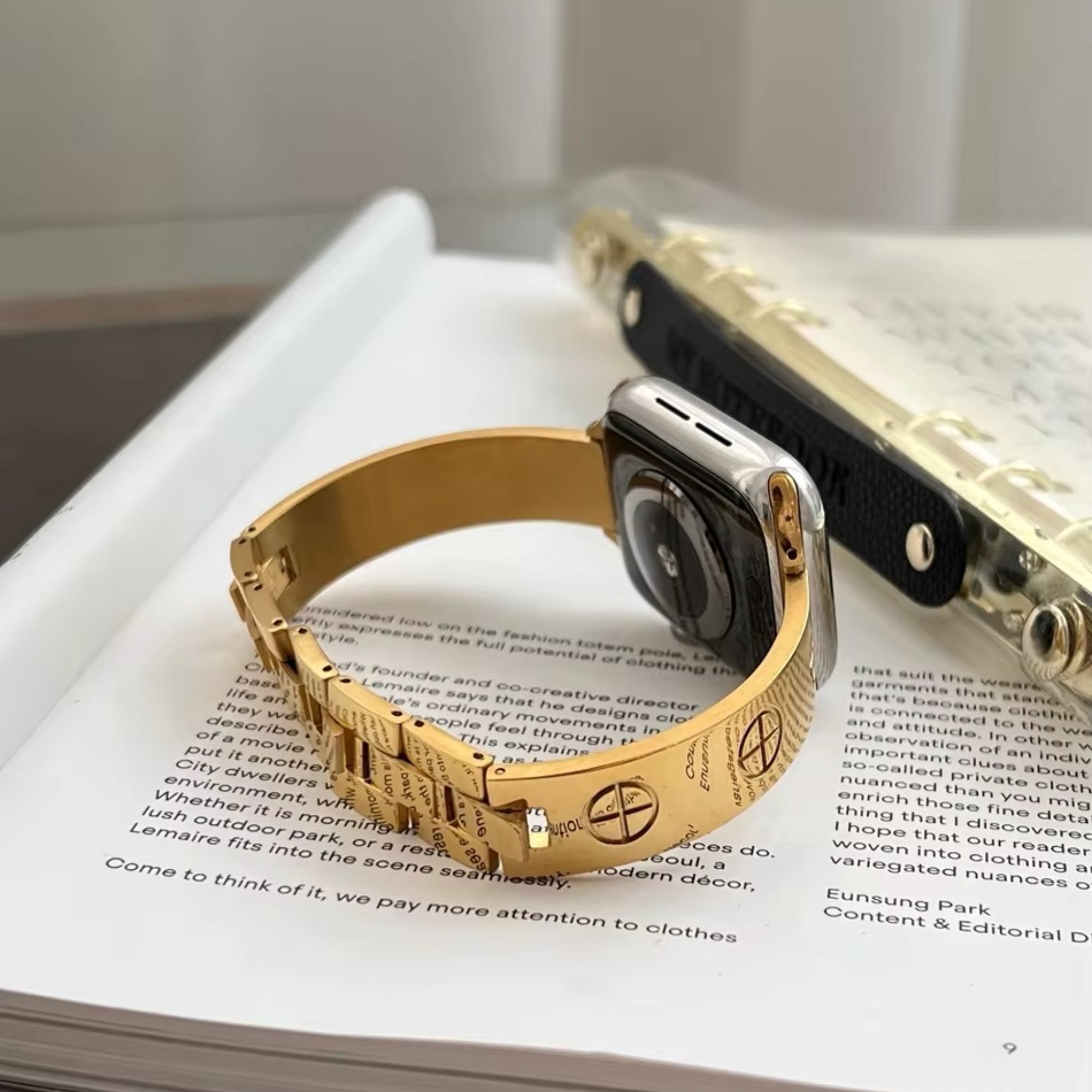 Apple Watch inspired plus bandje - goud