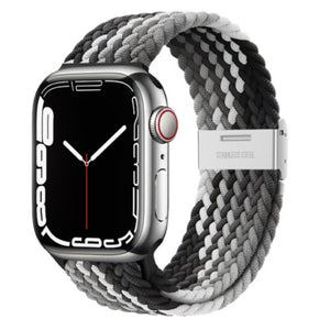 Apple Watch gevlochten loop verstelbaar - zwart