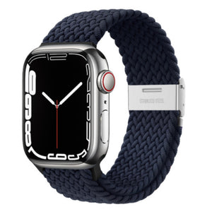 Apple Watch gevlochten loop verstelbaar - zwart