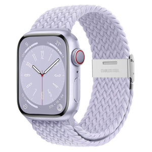 Apple Watch gevlochten loop verstelbaar - zwart
