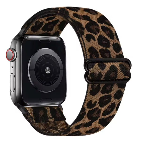 Apple Watch nylon strap adjustable - panther brown