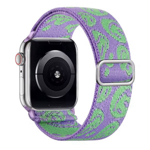 Apple Watch nylon strap adjustable - white