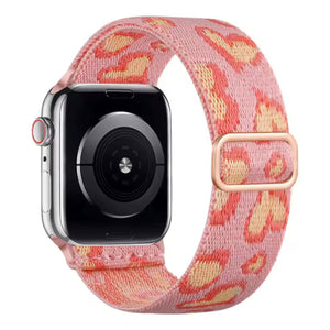 Apple Watch nylon strap adjustable - white