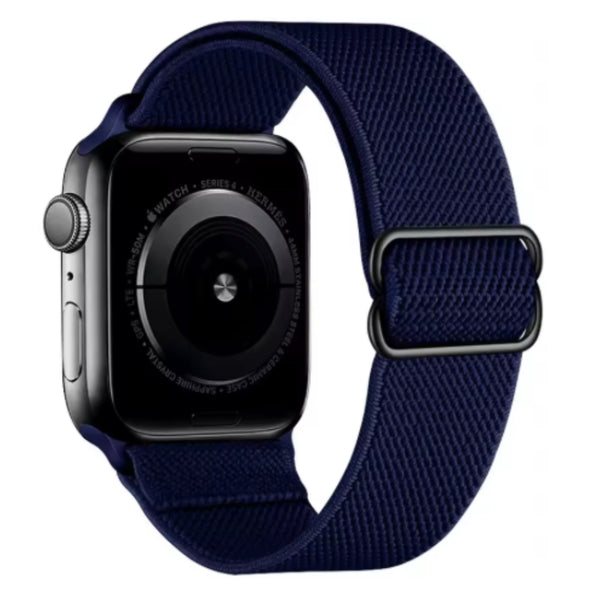 Apple Watch nylon strap adjustable - midnight blue