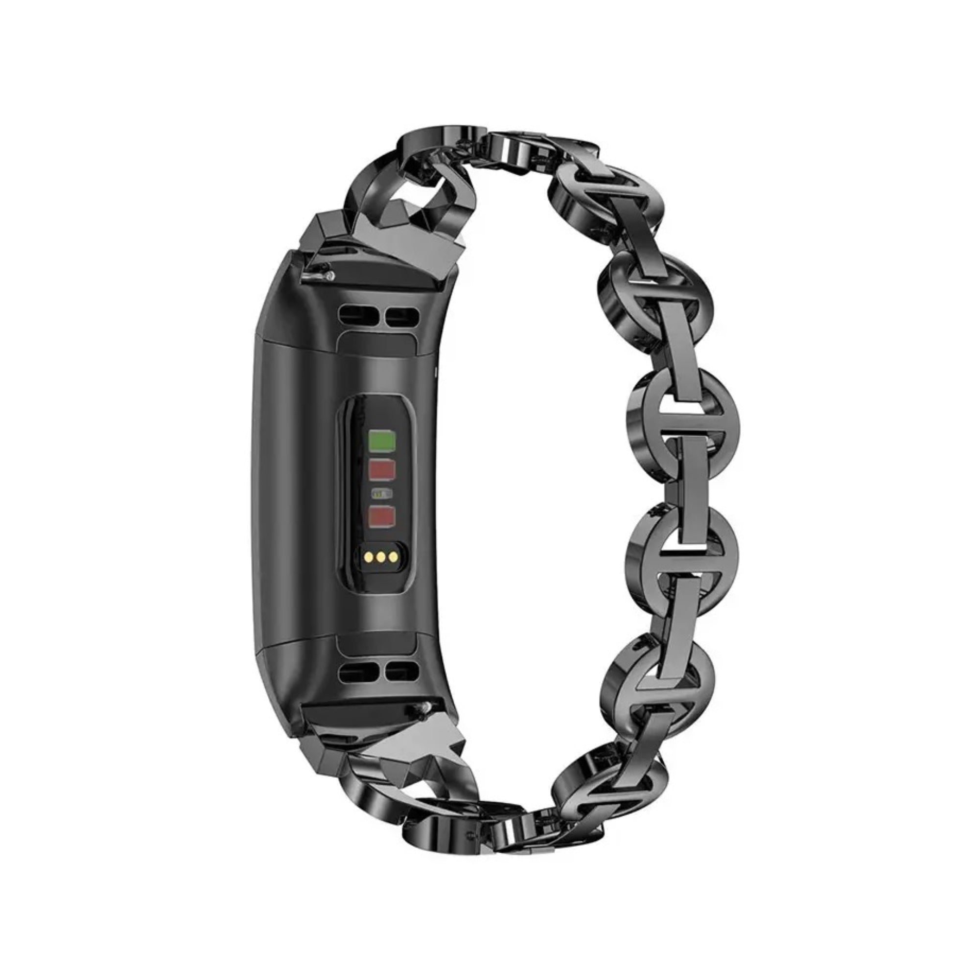 Diamantarmband für Fitbit Charge 5/6 – Schwarz