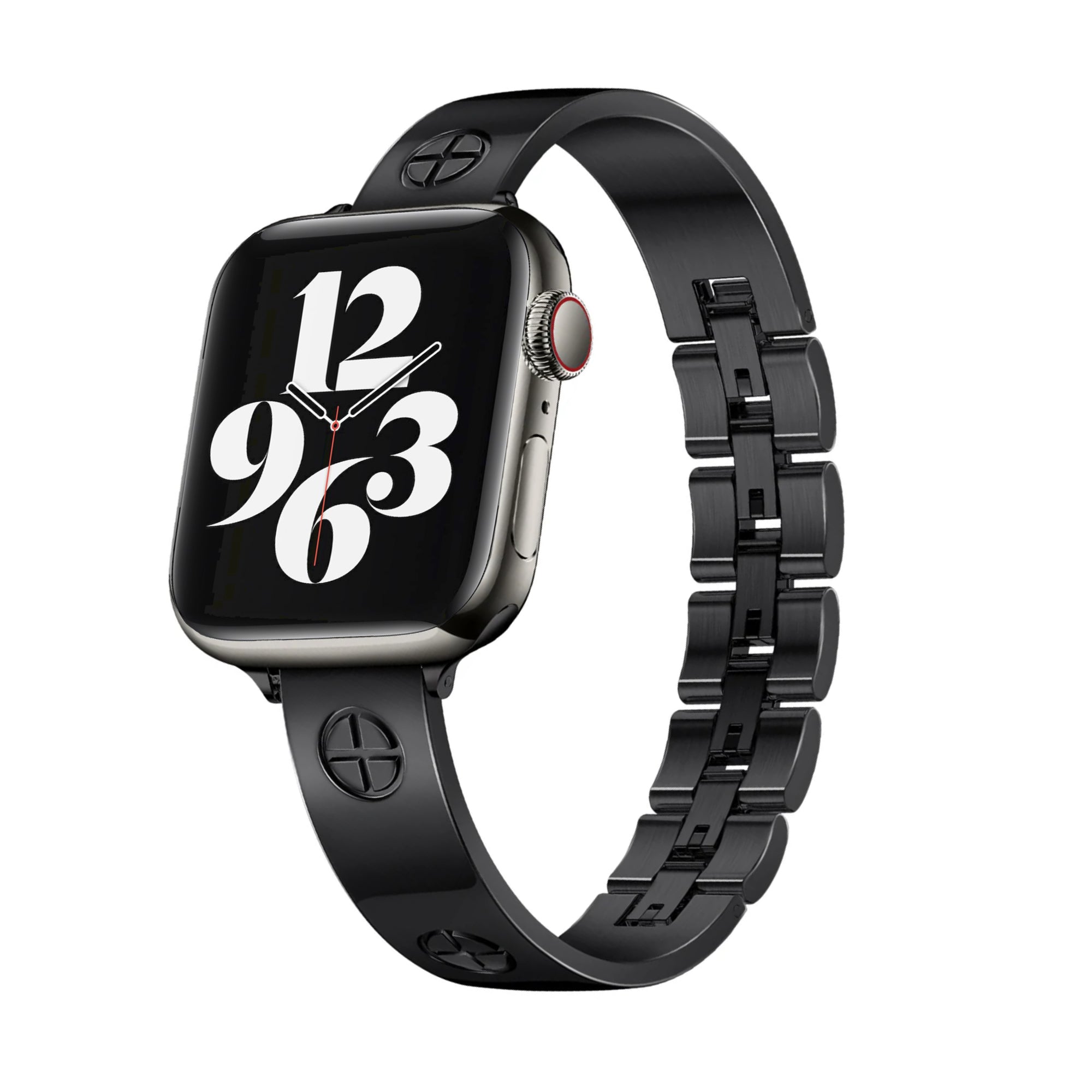 Apple Watch inspired plus bandje - zwart