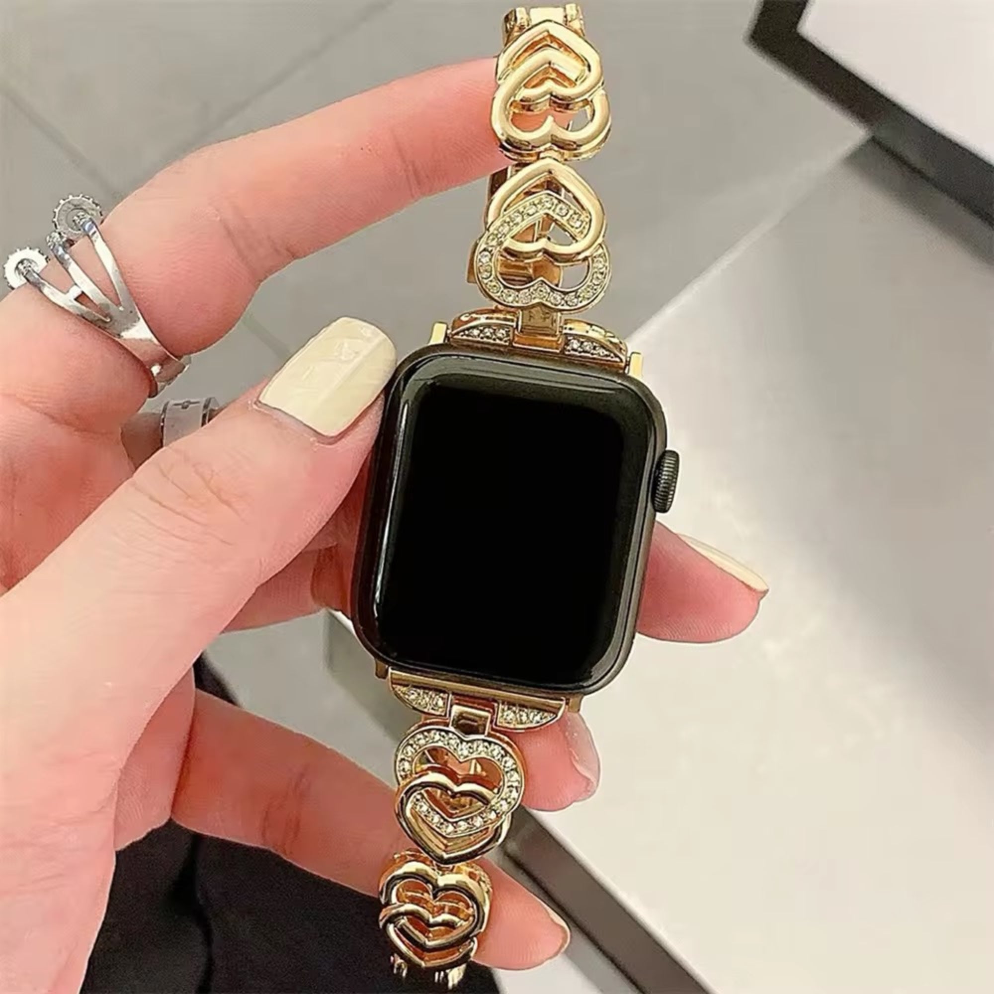 Apple Watch heart band - goud