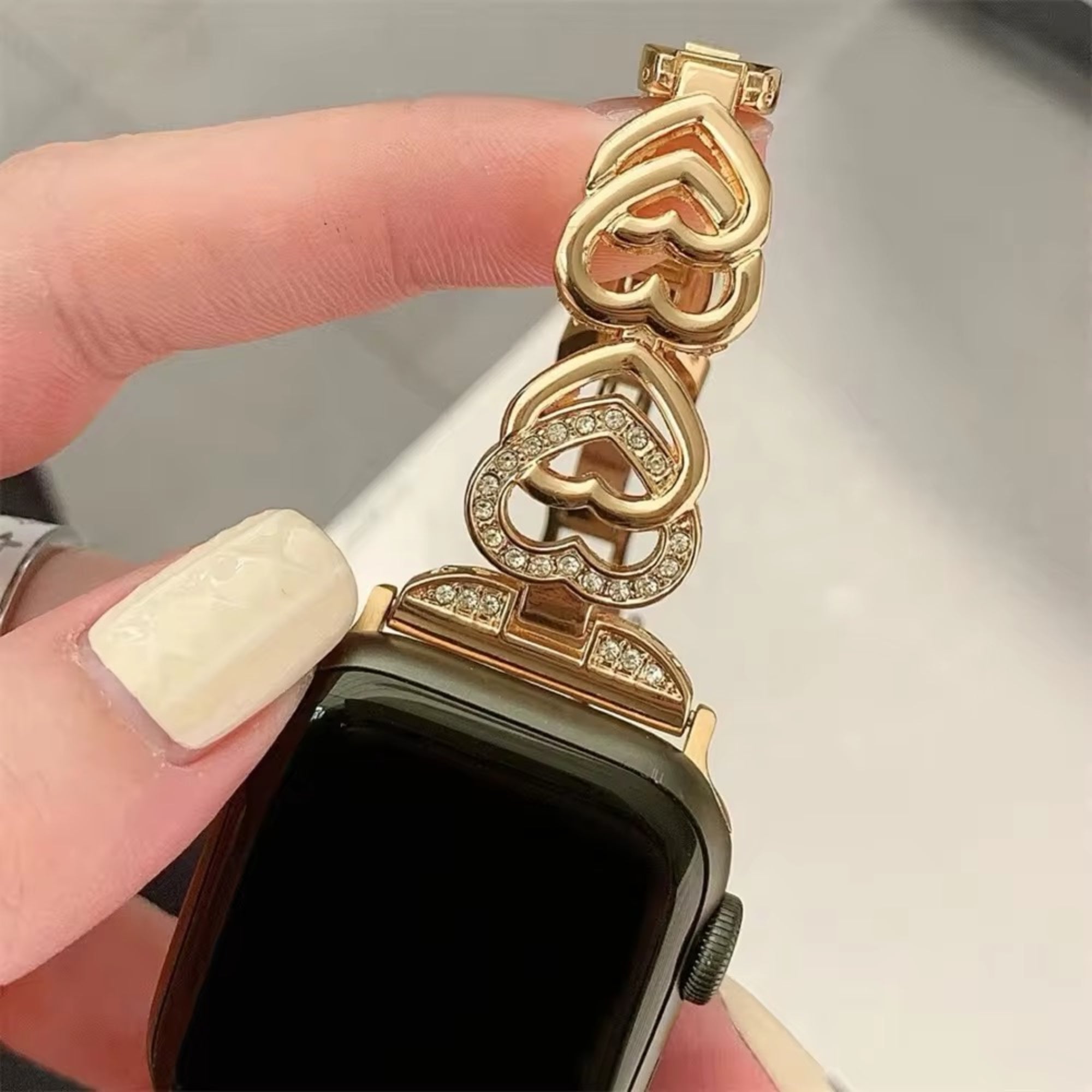 Apple Watch heart band - goud