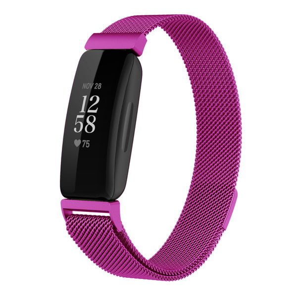Fitbit inspire milanese band - paars
