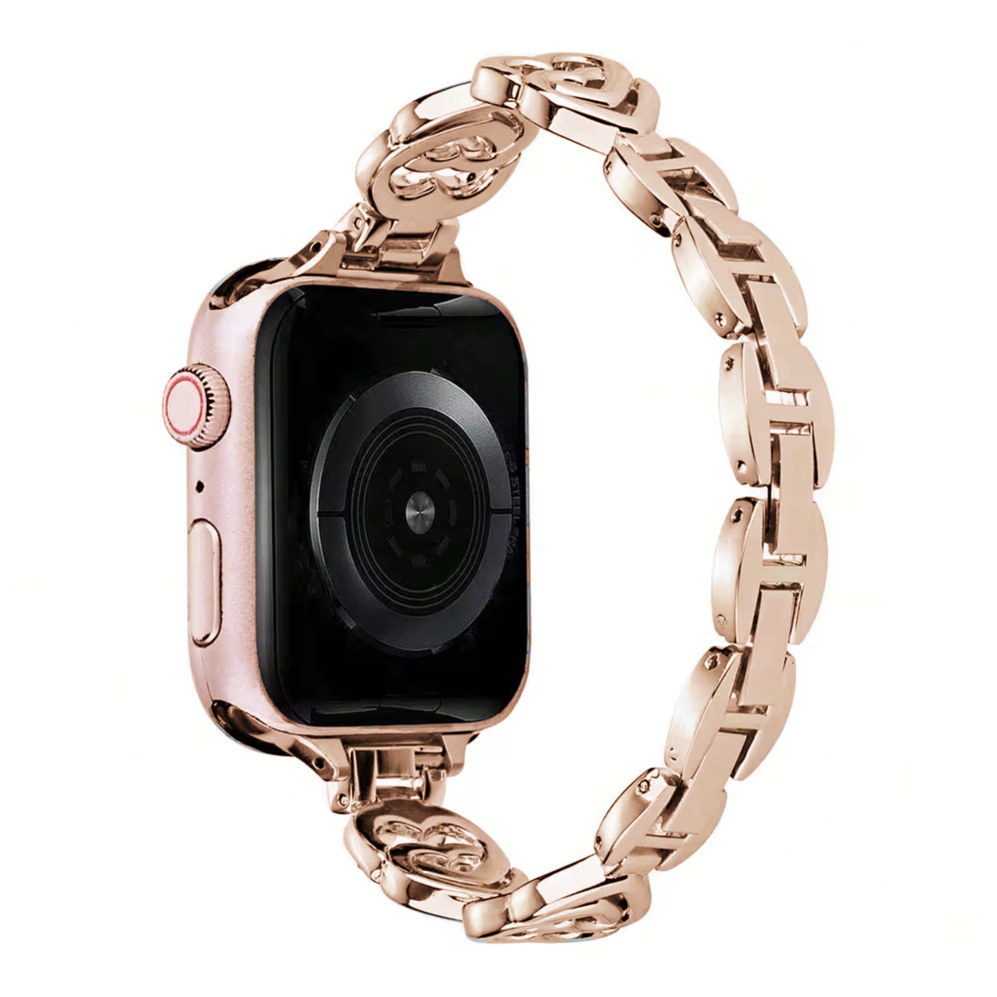 Apple Watch heart band - rosé