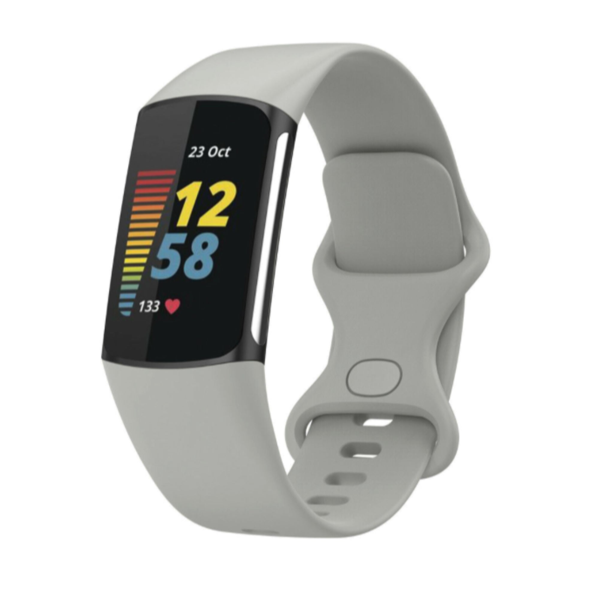 Fitbit Charge 5/6 Silikonarmband – Grau