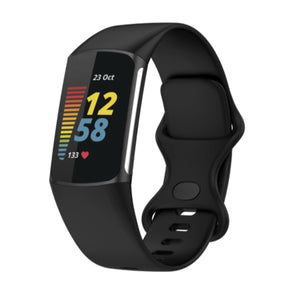 Fitbit Charge 5 / 6 siliconen bandje - grijs