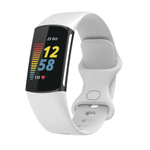 Fitbit Charge 5 / 6 siliconen bandje - zalm