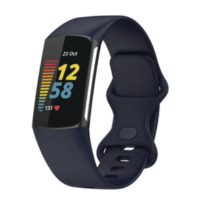 Fitbit Charge 5 / 6 siliconen bandje - zalm