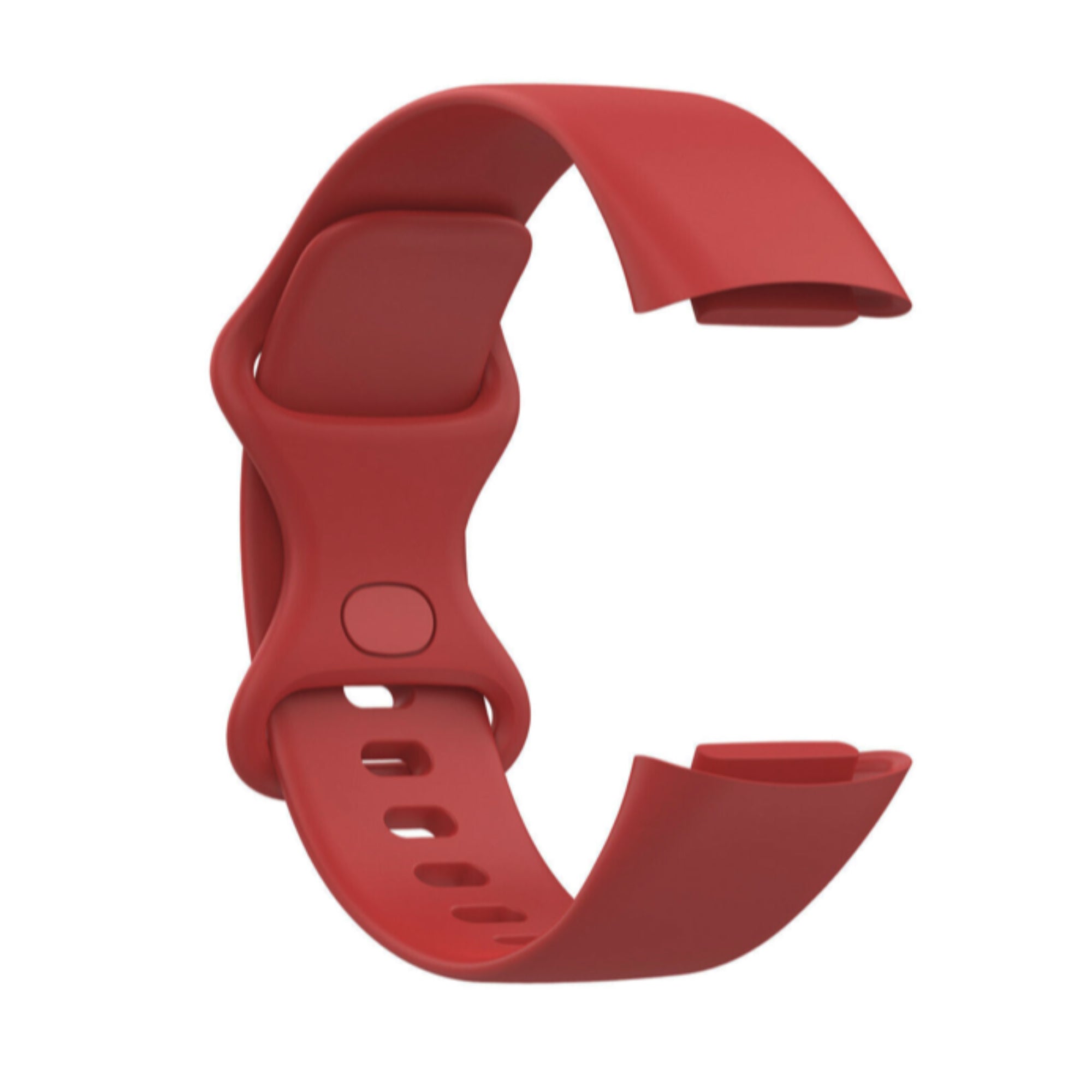 Fitbit Charge 5 / 6 siliconen bandje - rood