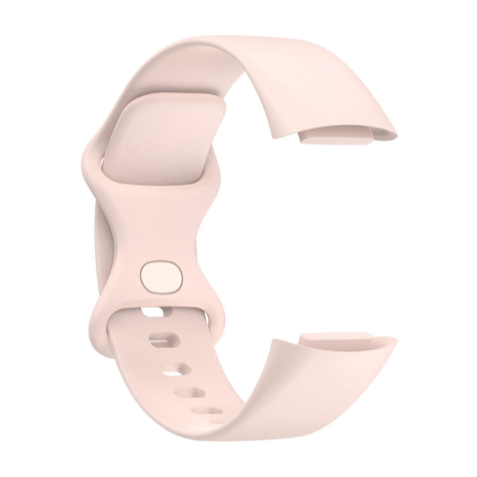 Fitbit Charge 5 / 6 siliconen bandje - pink sand