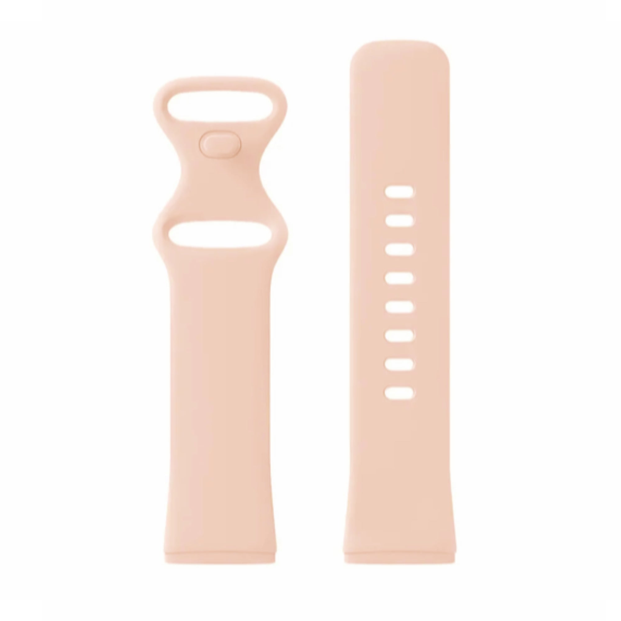 Fitbit Versa 3 / 4 / Sense Silikonarmband – rosa Sand