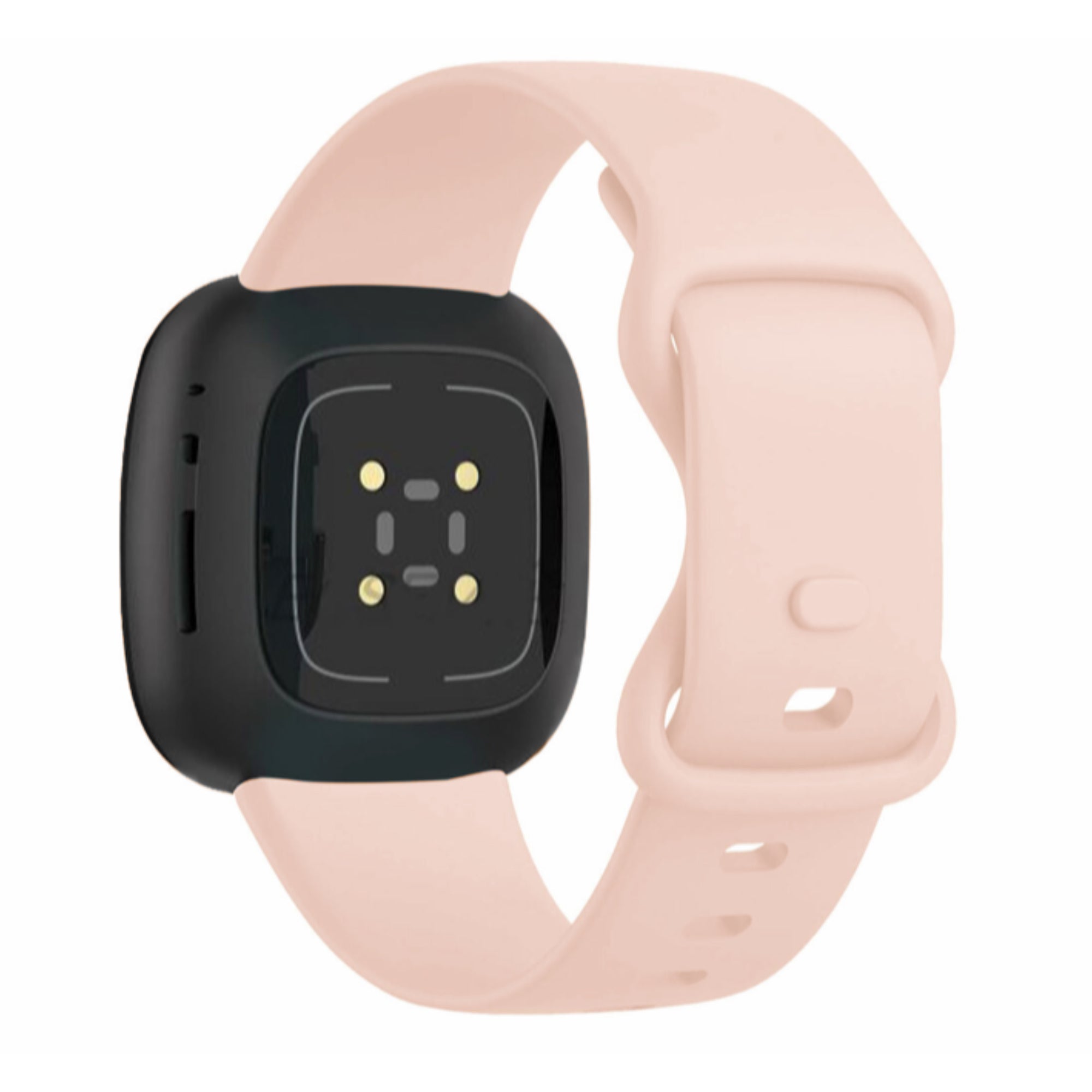 Fitbit Versa 3 / 4 / Sense Silikonarmband – rosa Sand