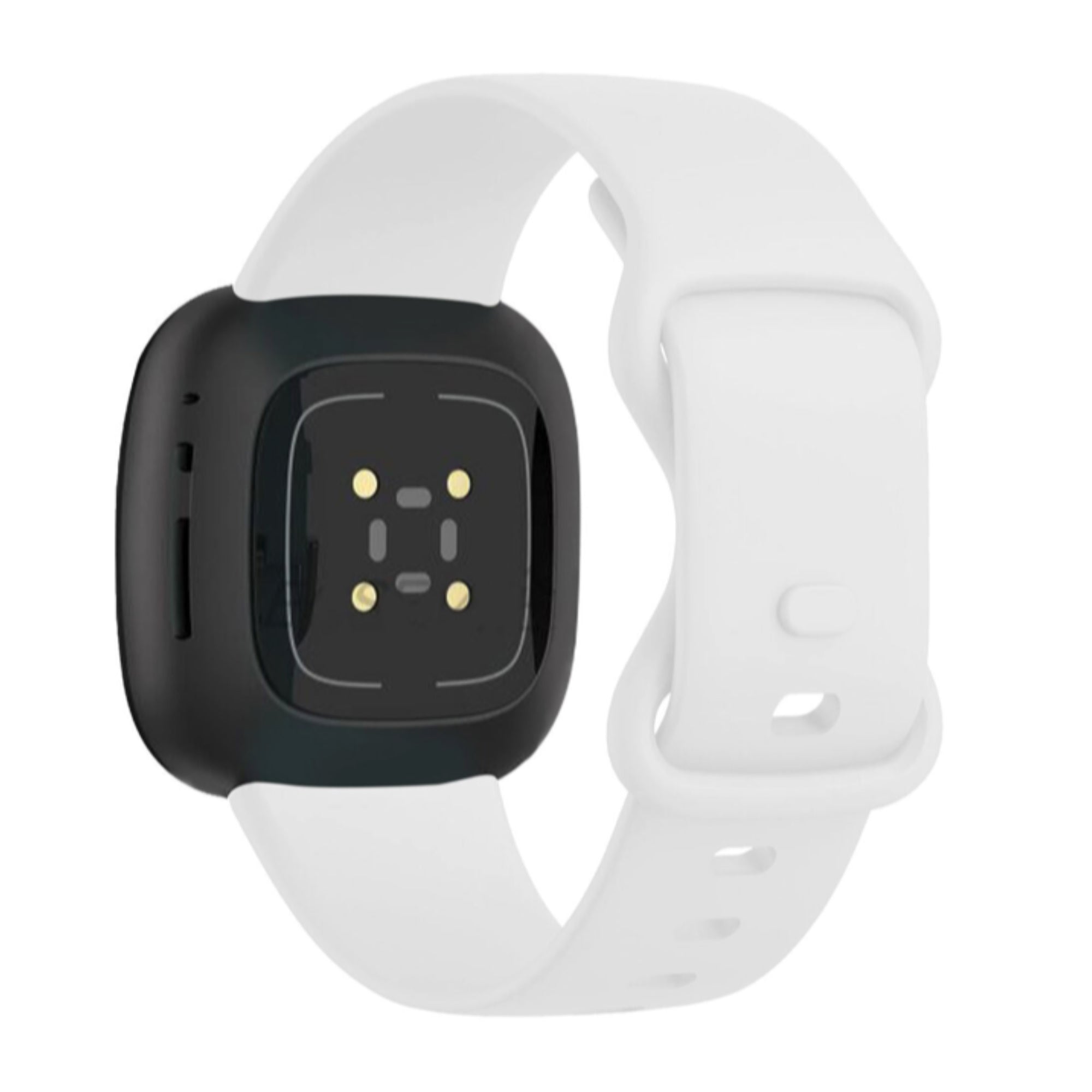 Fitbit Versa 3 / 4 / Sense Silikonarmband – weiß