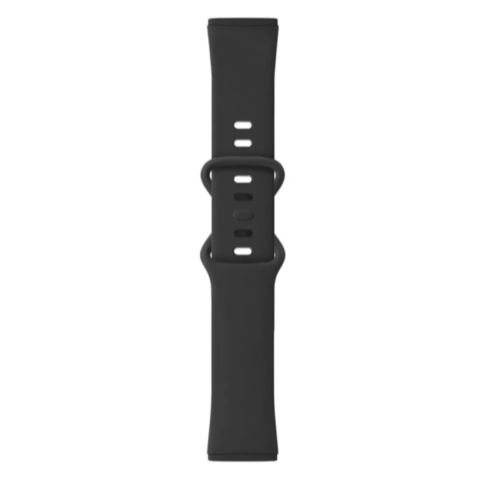 Fitbit Versa 3 / 4 / Sense Silikonarmband - Schwarz