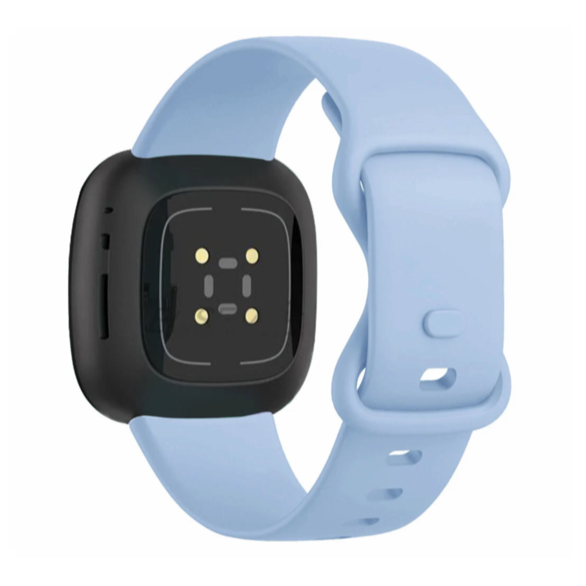 Fitbit Versa 3 / 4 / Sense siliconen bandje - lichtblauw