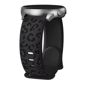 Samsung Galaxy Watch Silikon Panther Armband - weiß