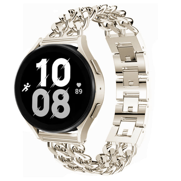 Samsung Galaxy Watch dubbel ketting bandje - starlight