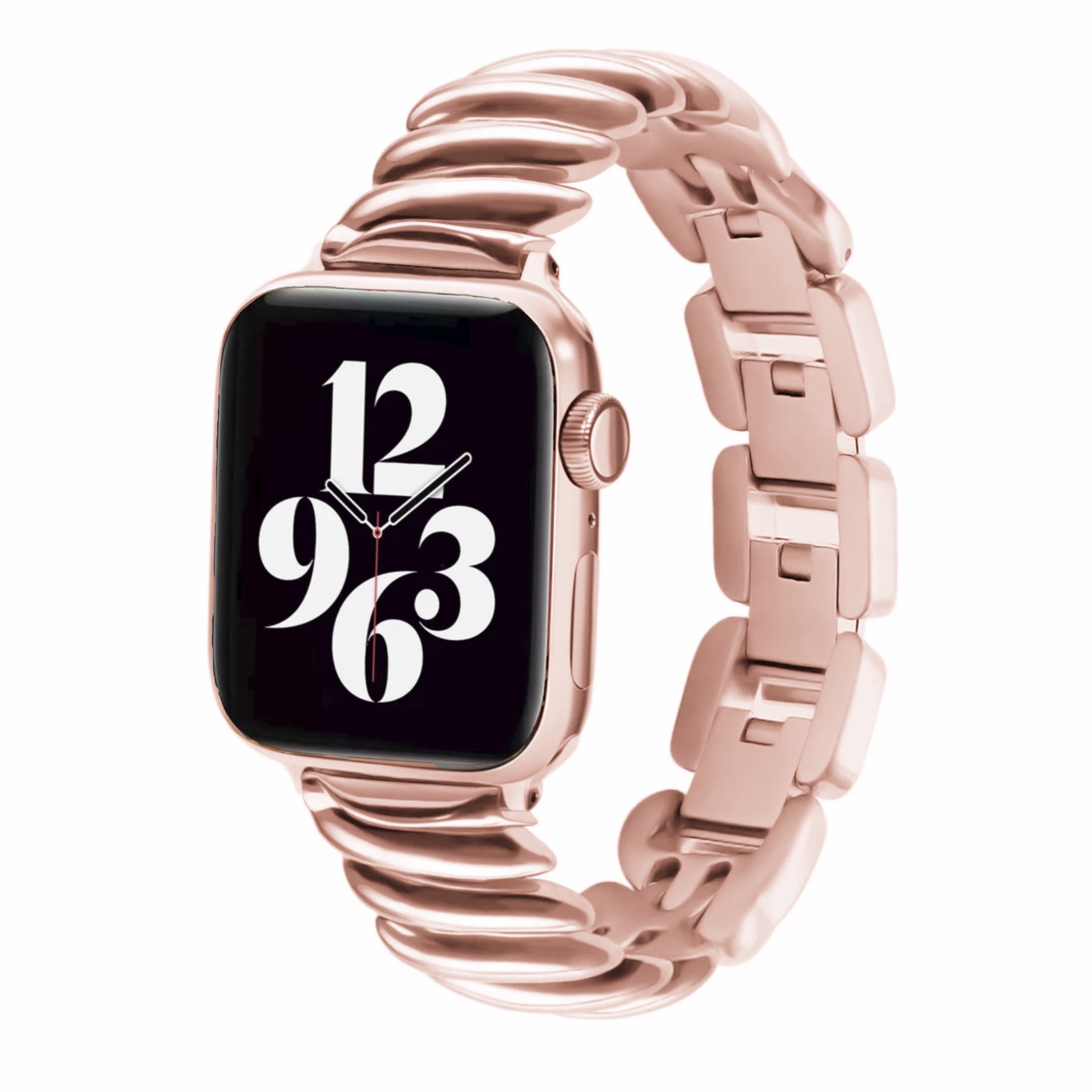 Apple Watch swirl bandje - rosé goud